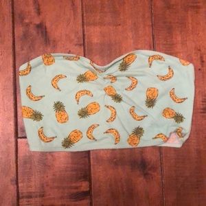 Pineapple and Banana Crop Top
